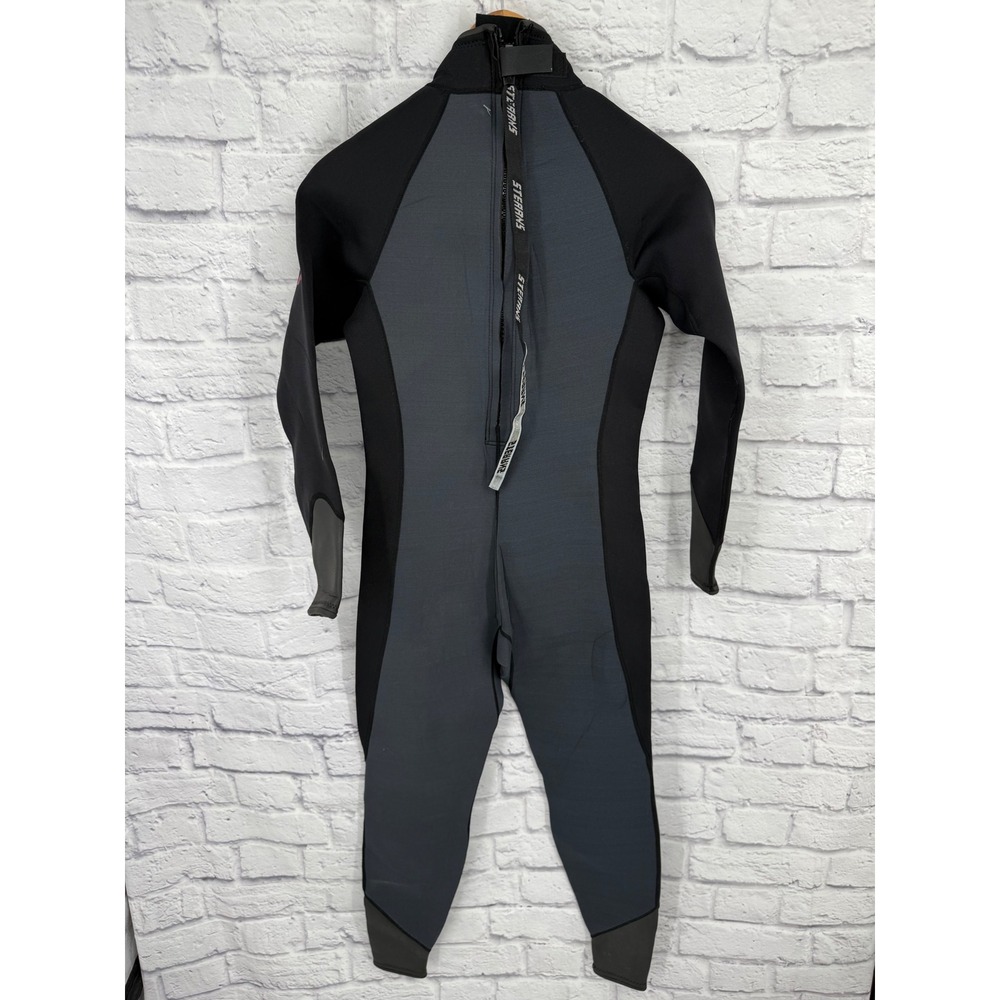Vintage Stearns Hobie Wetsuit Adult Small Unisex Full Body Black Gray 90s Surf - Picture 5 of 10